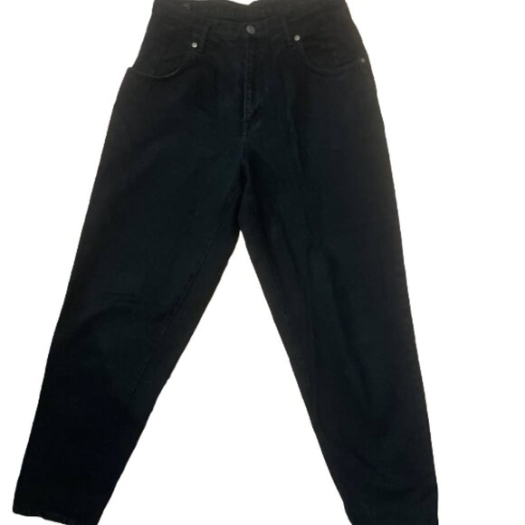 Black Vintage Edwin Japanese Denim French Baggy Jeans  W31'x L32' Made in Japan - Picture 4 of 4